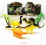 OBL10140178 - 
恐龙4只    大椰树2棵