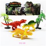 OBL10140188 - 
恐龙3只    大椰树2棵