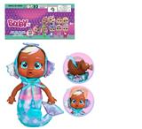 OBL10141230 - 高档1比1 12寸搪胶头搪胶手棉绒身体带真实流眼泪。金属睡衣美人鱼哭泣娃娃带流眼泪功能，带奶嘴