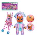 OBL10141241 - 高档1比1 12寸搪胶头搪胶手毛绒棉身体带真实流眼泪。水晶睡衣恐龙哭泣娃娃带四声音乐cry Babies-Tutti Fritti带流眼泪功能，带奶嘴。带大号推车