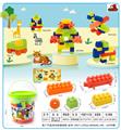 OBL10143137 - 绿色（小）圆桶中颗粒积木200克（70PCS+)
