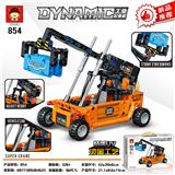OBL10145459 - 320+PCS新款拼装积木科技件工程系列之工业起重机（彩盒采用精美UV工艺和烫金工艺）