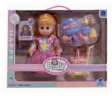 OBL10145807 - 12寸四声音乐空心弯脚肥童（眨眼版）+（冰块刀垫吸塑）+（熊推车）套装