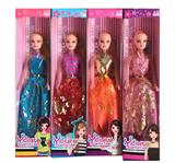 OBL10146260 - 11寸空身芭比娃娃多款服装混装（4款混）