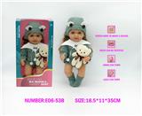 OBL10148077 - 12.5寸全搪胶高仿真重生娃娃爱丽丝， 带IC