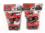 OBL10152237 - DIY拆装消防车（2只PVC卡头装4款混）