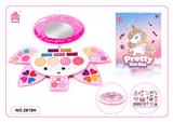 OBL10156724 - 儿童彩妆儿童化妆品饰品美甲梳扮女孩玩具过家家新款DIY化妆盒套装