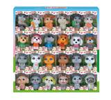 OBL10157938 - 搪胶动物宠物猫狗兔随机混装24PCS