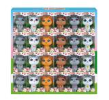 OBL10157941 - 搪胶动物宠物猫随机混装24PCS