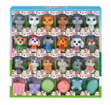OBL10157944 - 搪胶动物宠物猫狗兔球随机混装24PCS