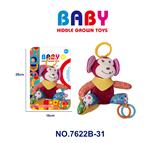 OBL10163107 - 婴儿卡通动物风铃挂件毛绒玩具--猴子