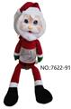 OBL10163116 - 毛绒圣诞节圣诞老人玩偶，带透明身体（可装糖，可收纳）