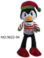 OBL10163119 - 毛绒圣诞节企鹅玩偶，带透明身体（可装糖，可收纳）