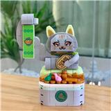 OBL10170503 - 招财猫（灰色）