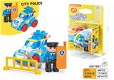 OBL10170601 - DIY创意警察警车兼容乐高桌面大颗粒积木科教益智（13PCS）