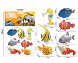 OBL10172873 - 海洋动物系列7款卡头袋装