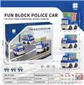 OBL10174809 - 警车主题积木装装乐益智滑行车