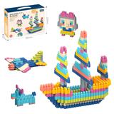 OBL10175767 - DIY拼装子弹积木320PCS/莫兰迪色系