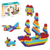 OBL10175773 - DIY拼装子弹积木320PCS/彩虹色系