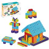 OBL10175774 - DIY拼装方块积木240PCS/中号3.6
/彩虹色系