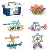 OBL10175809 - DIY拼装树叶积木80PCS/莫兰迪色系
