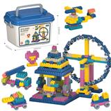 OBL10175817 - DIY拼装颗粒积木600PCS/莫兰迪色系