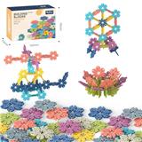 OBL10175861 - DIY拼装树叶积木40PCS/莫兰迪色系
