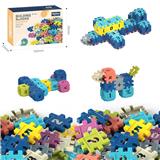 OBL10175866 - DIY拼装方块积木60PCS    /中号3.6/莫兰迪色系