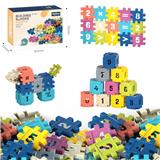 OBL10175867 - DIY拼装方块积木45PCS
 /大号4.0/莫兰迪色系