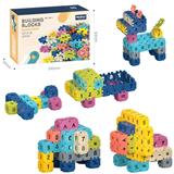 OBL10175876 - DIY拼装方块积木120PCS /中号3.6/莫兰迪色系