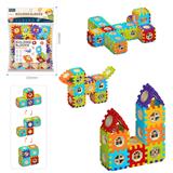 OBL10175882 - DIY拼装提拉方块/108PCS/彩虹色系