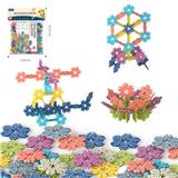 OBL10175890 - DIY拼装树叶积木40PCS/莫兰迪色系