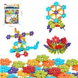 OBL10175891 - DIY拼装树叶积木40PCS/彩虹色系