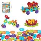 OBL10175893 - DIY拼装雪花积木50PCS    /大号厚款4.0