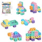OBL10175925 - DIY拼装方块积木120PCS    /中号3.6/马卡龙色系