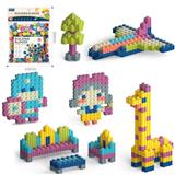 OBL10175935 - DIY拼装串联积木180PCS/莫兰迪色系
