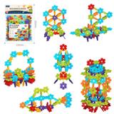 OBL10175937 - DIY拼装树叶积木150PCS/彩虹色系