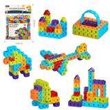 OBL10175946 - DIY拼装方块积木360PCS    /小号3.0/彩虹色系