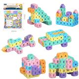 OBL10175951 - DIY拼装方块积木160PCS    /大号4.0/马卡龙色系