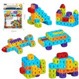 OBL10175952 - DIY拼装方块积木160PCS    /大号4.0/彩虹色系
