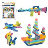 OBL10175963 - DIY拼装子弹积木440PCS/莫兰迪色系