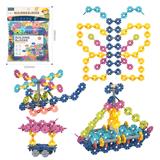 OBL10175968 - DIY拼装雪花片260PCS/大号厚款4.0/莫兰迪色系