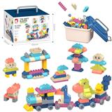 OBL10176043 - TPE软胶大颗粒积木-火车系列151PCS