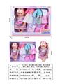OBL10178591 - 15寸吹瓶，活眼喝水功能女娃娃，带吸水奶瓶，纸巾，围巾，尿壶，带三件吊裙，带6声IC