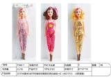 OBL10178933 - 22寸56厘米5关节空身彩印眼音乐芭比娃娃+IC（AG13*2）（3款混装)