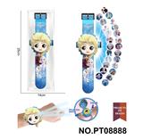 OBL10179759 - 冰雪奇缘翻盖投影手表