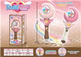 OBL10182127 - 公主变身音乐闪光魔法棒小女孩过家家饰品——月亮款