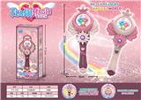 OBL10182128 - 公主变身音乐闪光魔法棒小女孩过家家饰品——樱花款