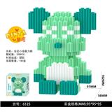 OBL10184765 - 坐姿小绿暴力熊