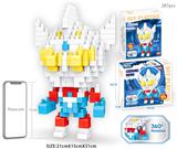 OBL10192508 - 卡通奥特曼拼装积木儿童桌面叠叠乐益智玩具（287PCS)